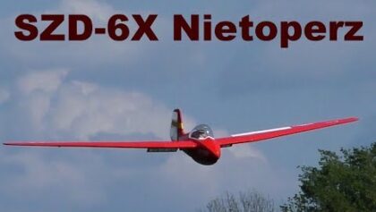 SZD-6X Nietoperz 1:4 OldGliders, scale RC flying wing, 2019