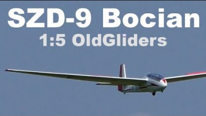 SZD-9 Bocian 1:5 OldGliders, scale RC glider, Hranice 2020