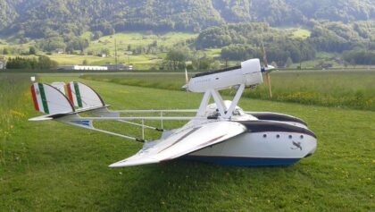 Savoia Marchetti S.55 X scale 1:6 maiden flight