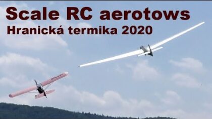 Scale RC glider aerotows Hranice 2020