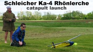 Schleicher Ka-4 Rhönlerche | catapult launch | mini scale (1:8)