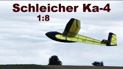 Schleicher Ka-4 Rhönlerche, mini scale (1/8) RC gliders, Rokytnice 2020
