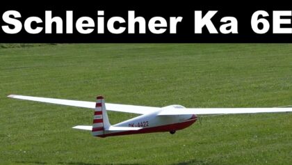 Schleicher Ka 6E, scale RC glider, Hranice 2020