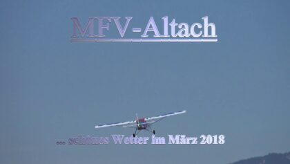 Sonniger Flugtag Ende März 2018 (24.)