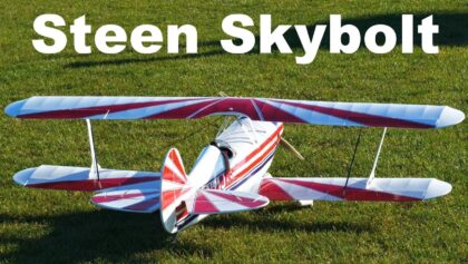 Steen Skybolt | electric powered RC biplane | 2020