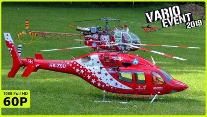 TWO HUGE XXL VARIO BELL 429 AND LAMA SA-315B FLIGHT
