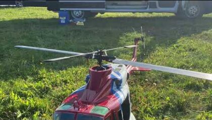 Turbinen Heli Schulung auf einer Bell 412 mit einer JetCat