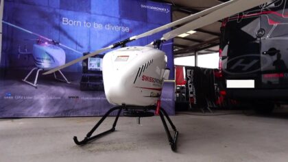 WORLD BIGGEST TURBINE POWERED DRONE SWISSDRONES RC OR AUTONOMOUSLY FLYABLE