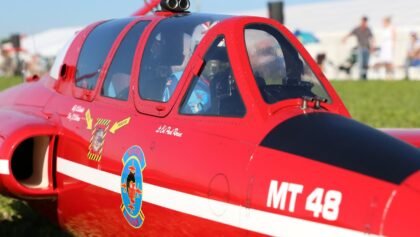 WORLD CHAMPIONSHIP RC JET TURBINE SCALE MODEL CM170R FOUGA MAGISTER