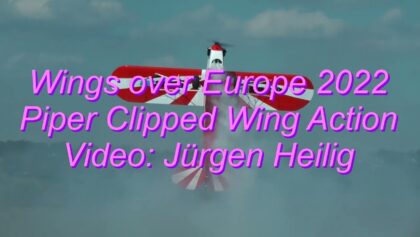 Wings over Europe 2022 – Piper Clipped Wing Action