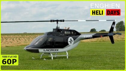 XXL ELECTRICAL BELL-206 JET-RANGER FLIGHT DEMO | HELIDAYS ENGHIEN 2019