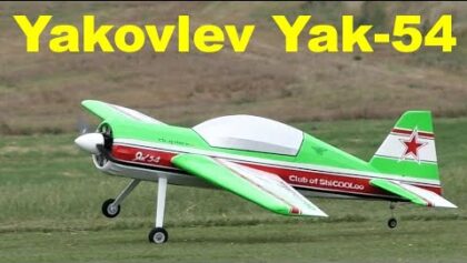 Yakovlev Yak-54, aerobatic RC airplane, Nesvacily 2020