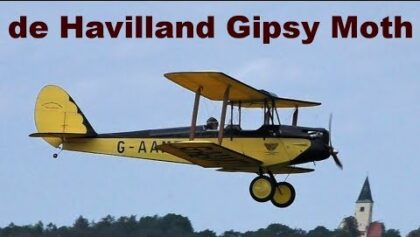 de Havilland Gipsy Moth, scale RC biplane, Nesvacily 2019