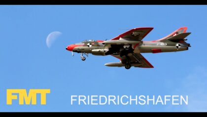 flight show friedrichshafen Hunter swiss jet scale team “on-board”