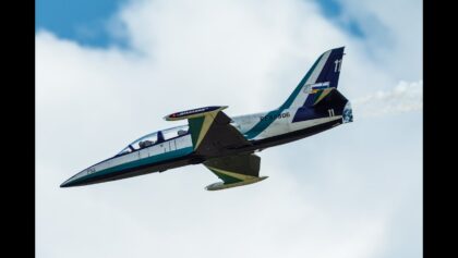 full scale Aero L-39 Albatros turbine powered