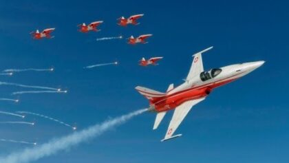 little Patrouille Suisse outdoor