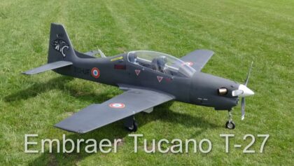 smoke on Tucano T-27 turbine powered