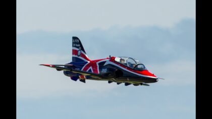turbine powered BAe HAWK T1s Grenchen Airport