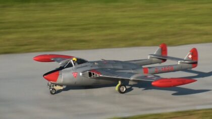 turbine powered De Havilland Venom