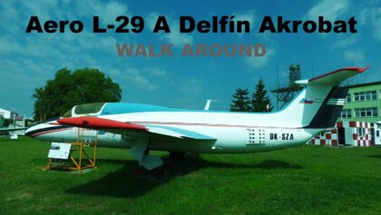 Aero L-29 A Delfin Akrobat | walk around | 4K