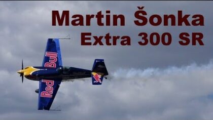 Aerobatic flight with Martin Sonka commentary, Extra 300 SR, 2018