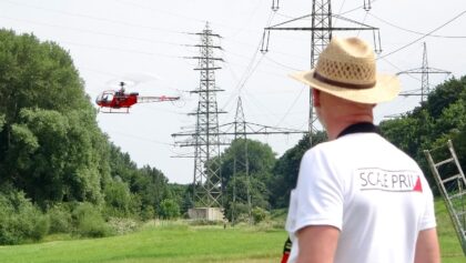 Aerospatiale SA 315 Lama mit Turbine und Paddelkopf