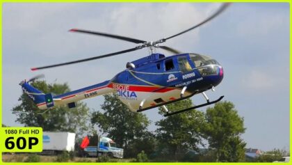 BERND PÖTING AEROBATIC FLIGHT WITH HIS JET CAT POWERED BO105