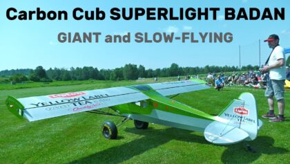 Carbon Cub SUPERLIGHT BADAN | 4,3m scale RC STOL airplane