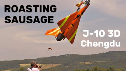Chengdu J-10 3D CARF-MODELS | ROASTING SAUSAGE UNDER JET TURBINE