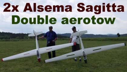 Double aerotow 2x Alsema Sagitta 4m Reichard Modelsport, 2019