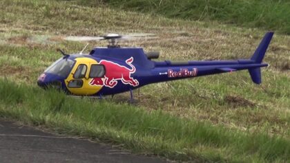 Ecureuil AS-350 RedBull RC Scale Helicopter Flugtag Zürich
