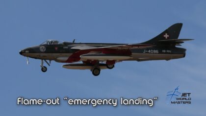 Flame out – Emergency landing Jet World Masters Jämijärvi