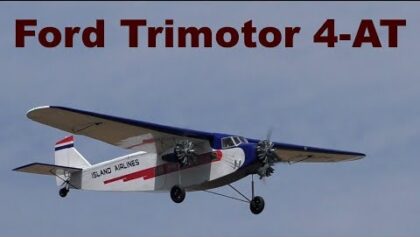 Ford Trimotor 4-AT, giant scale RC airplane, 2018