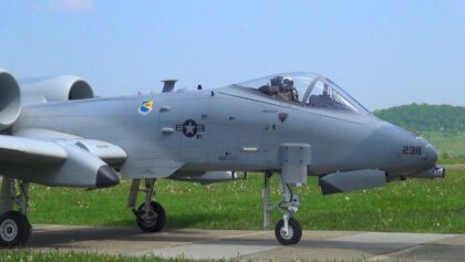 Giant RC Warthog A 10 Twin Turbine RC Model Jet
