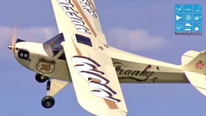 PIPER CLIPPED WING CUB RC AEROBATIC FLIGHT JAMES METTERNICH BVM