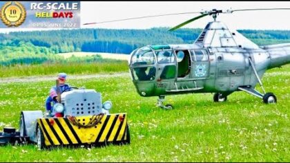 RC SIKORSKY HO3S-1G SCALE MODEL HELICOPLER WITH COMBUSTION ENGINE |