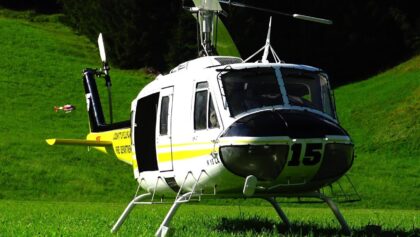 R/C Scale Turbine Model Bell 412 L.A Country Fire department