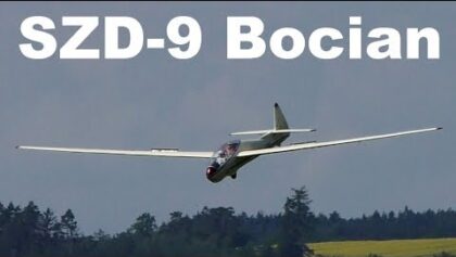 SZD-9 Bocian OldGliders, giant scale RC glider, Letovicke vleky 2019