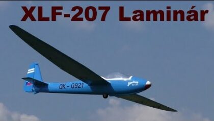 XLF-207 Laminar Reichard Modelsport, scale RC glider, Letovicke vleky 2019