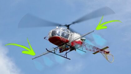 XXL Vario Lama SA 315B mit Turbine und funktionsfähigem Sprühsystem