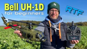 YuXiang F07 Bell UH-1D Einsteiger RC-Hubschrauber | RTF mit Höhensensor