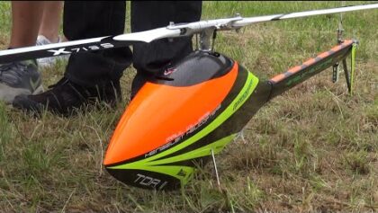 3x TDR II Speed RC Helicopter over 2700Rpm (Rotorhead speed)