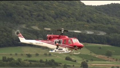 –65.Years MGSH– Firefighter R/C Helicopter Bell 212 “WildCat” with extinguishing