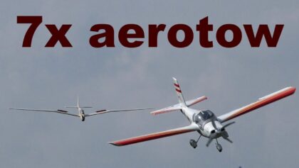 7x aerotow Musger MG-19, JMM 2019