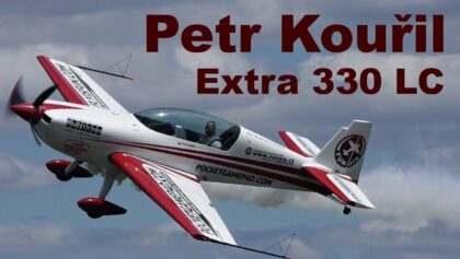 Aerobatic unlimited flight, pilot Petr Kouril, 2018