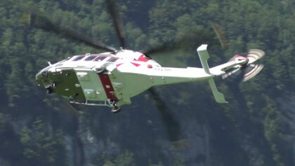 Agusta Westland AW189 Valley Flight Demo Hunter Festival – Mollis