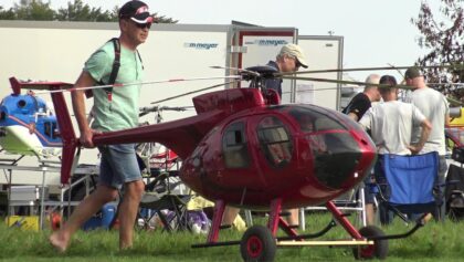 Amazing Peace of RC Art Biggest Electric Helicopter Hughes 500
