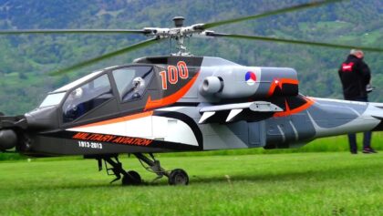 Amazing RC Apache AH64D Scale Turbine Model Helicopter