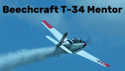 Beechcraft T-34 Mentor | 4K | Czech Heaven 2024