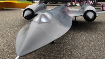 Blackbird SR-71 RC Jet Turbine powered Model by Roger Knobel